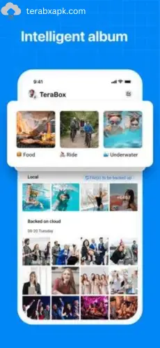 Screen Shots of TeraBox Mod Apk for iOS.